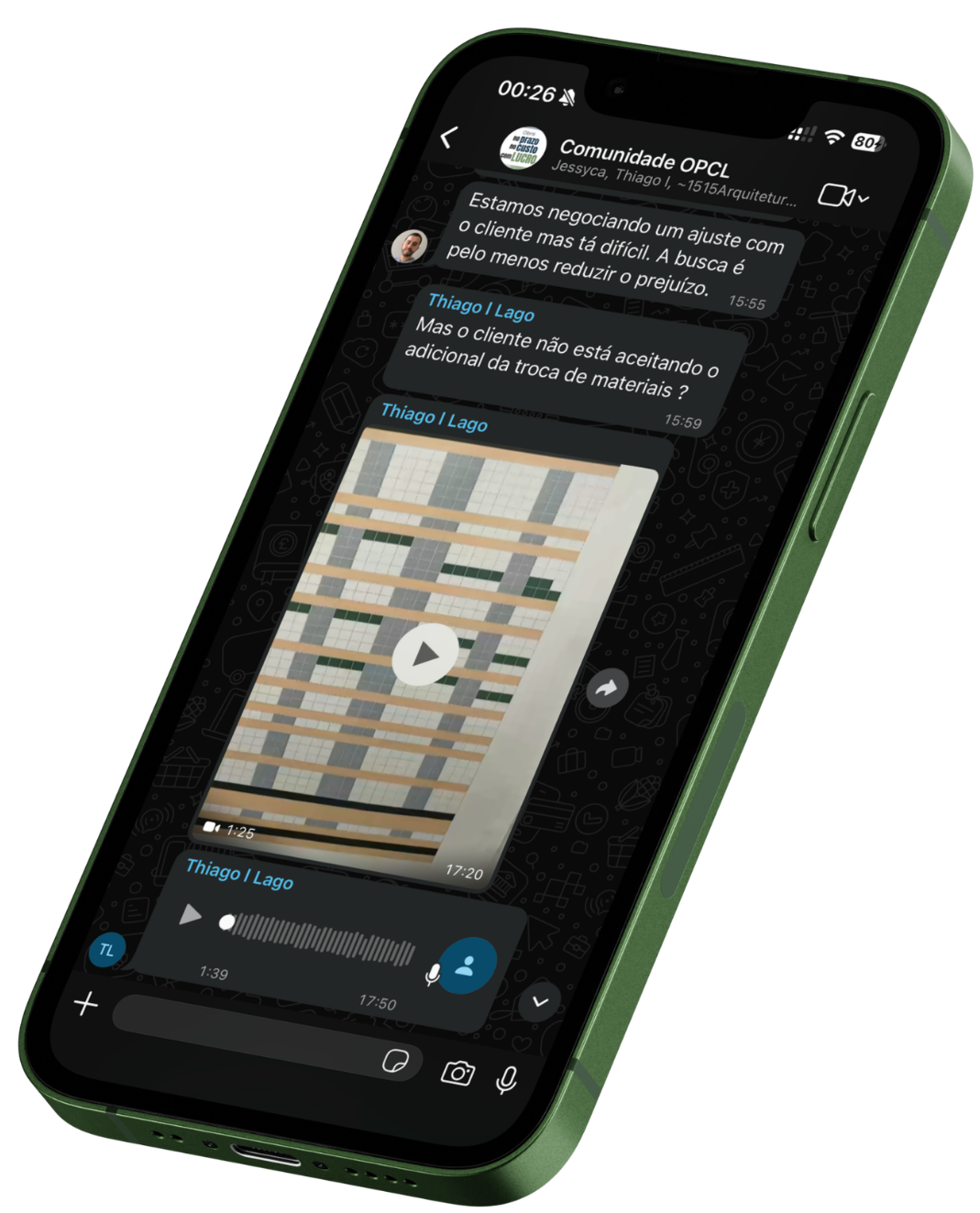 Comunidade WhatsApp OPCL